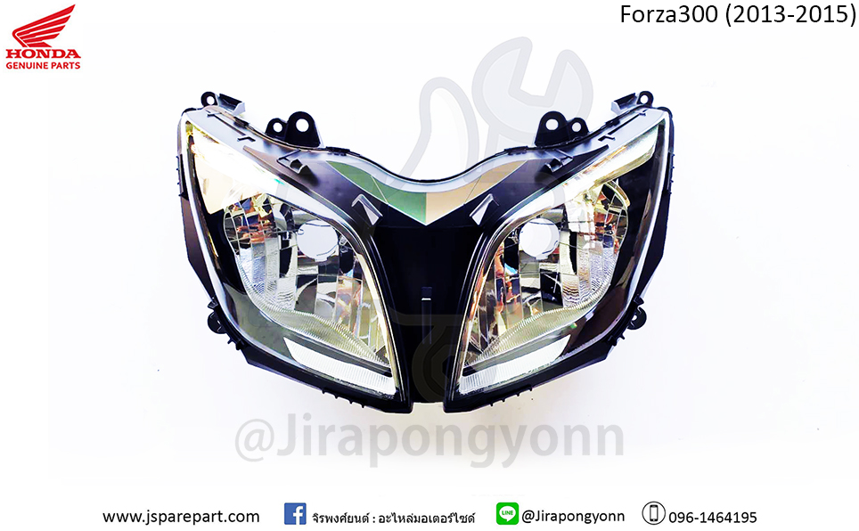 Honda ไฟหน้า Forza300 ปี 2013 ถึง ปี 2015 อะไหล่แท้ ของใหม่ เบิกศูนย์ 33102-K04-931 Forza300