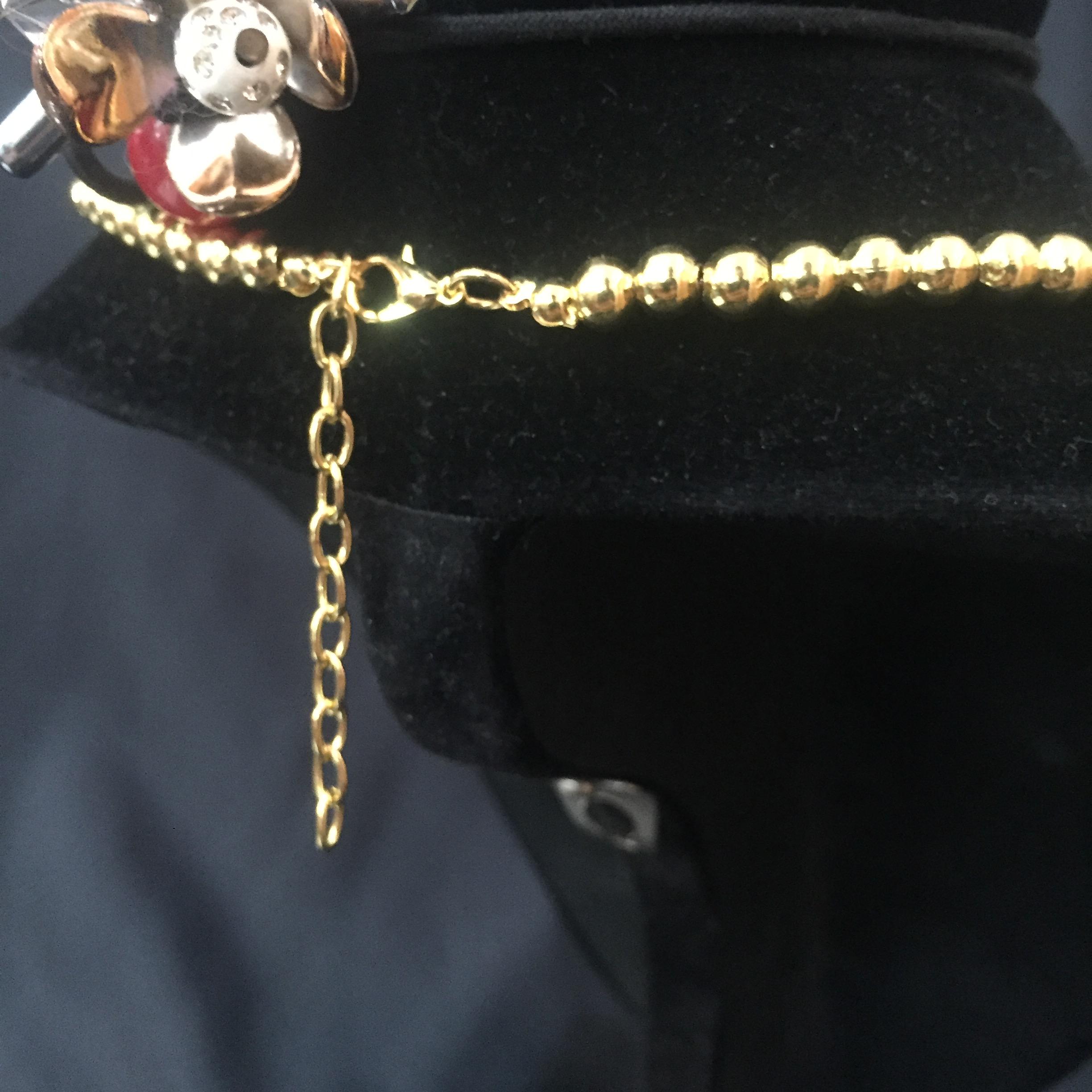 (พร้อมส่ง) เครื่องประดับไทยสร้อยคอ+ต่างหู 057 (หนีบ)