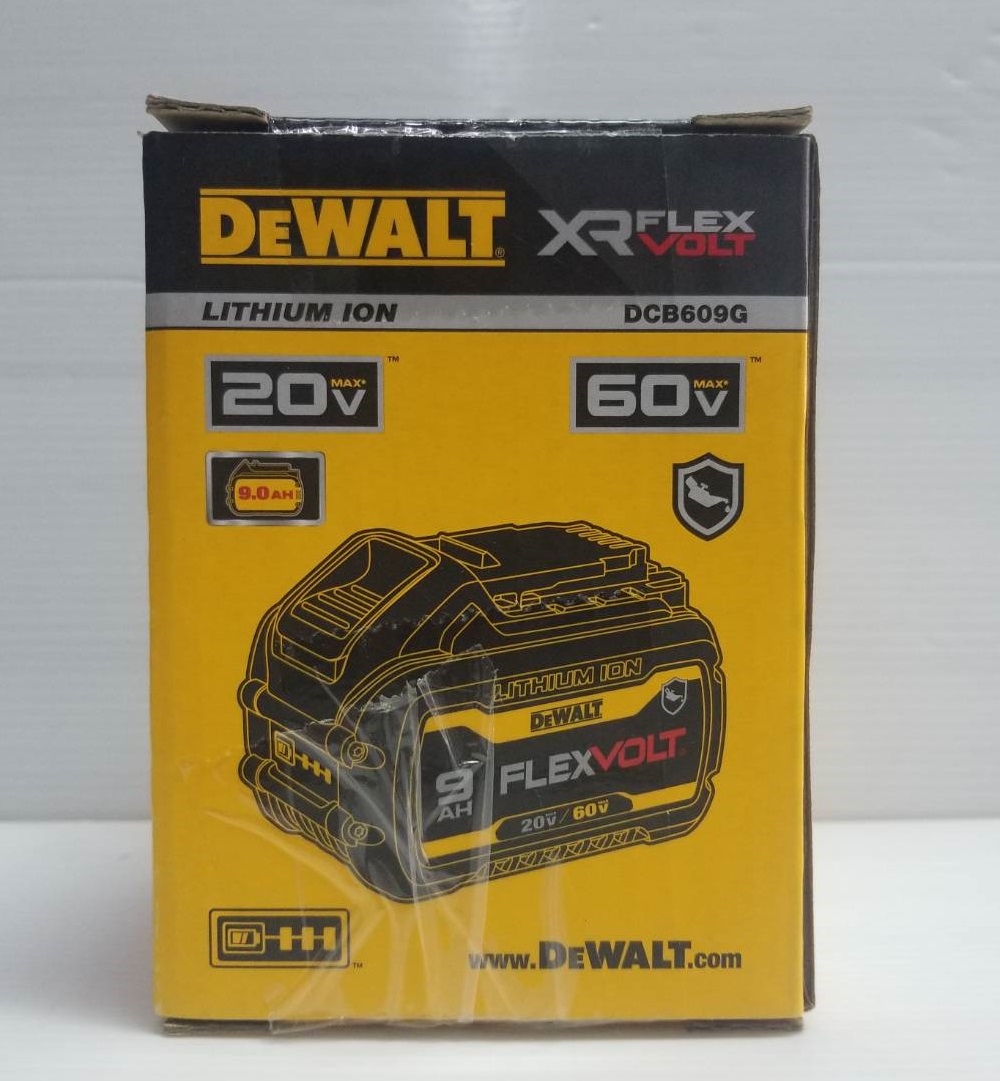 แบตเตอรี่60V/9.0Ah DCB609G DEWALT มียางกันน้ำมัน
