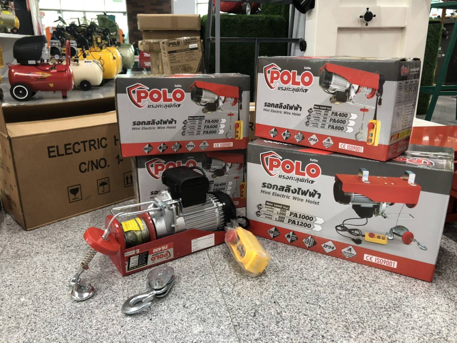 รอกสลิงไฟฟ้าขนาดเล็ก POLO รุ่น PA400