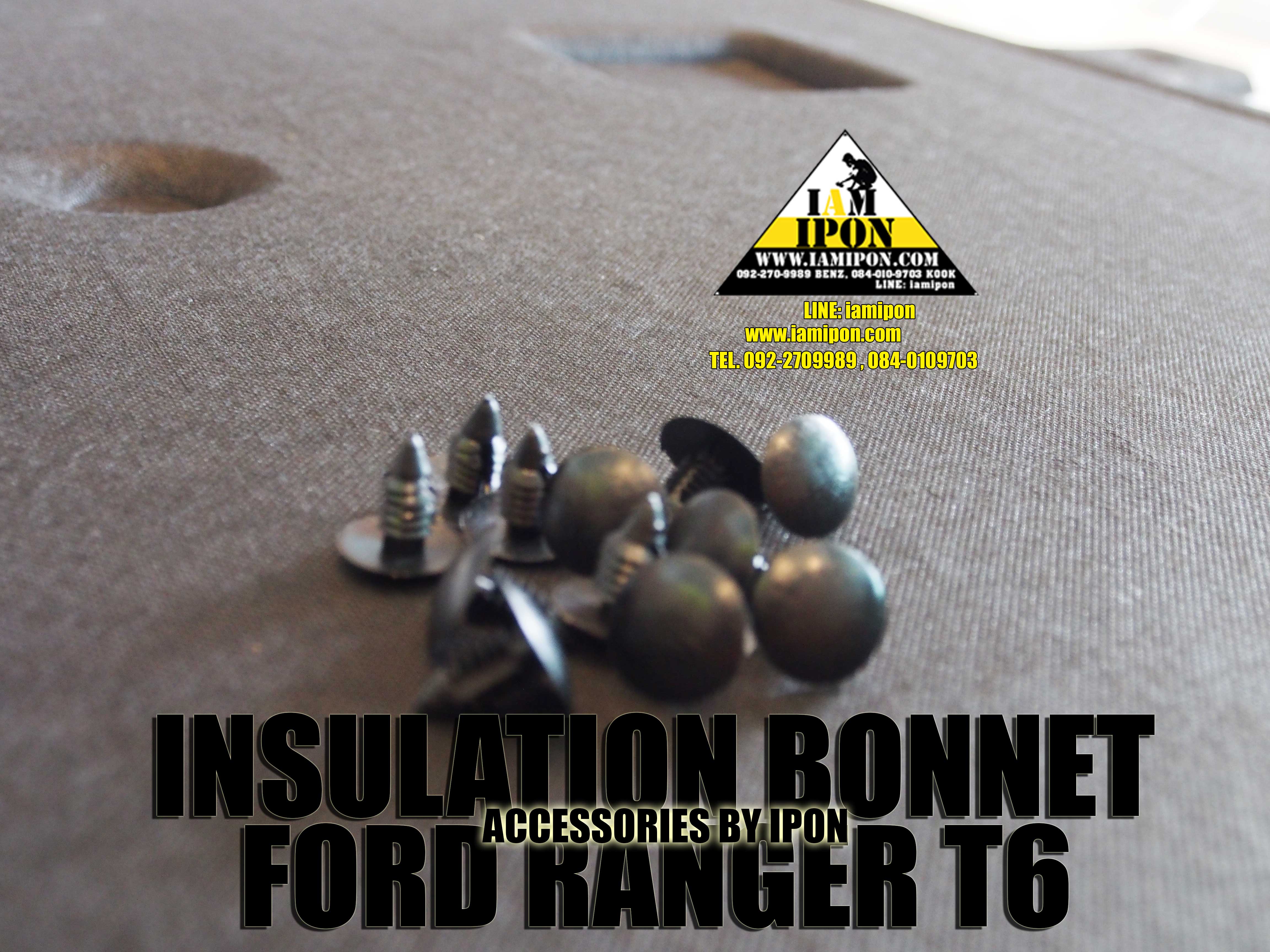 INSULATION BONNET FORD RANGER T6 2012-2014 แผ่นกันความร้อนฟอร์ดเรนเจอร์ T6 2012-2014