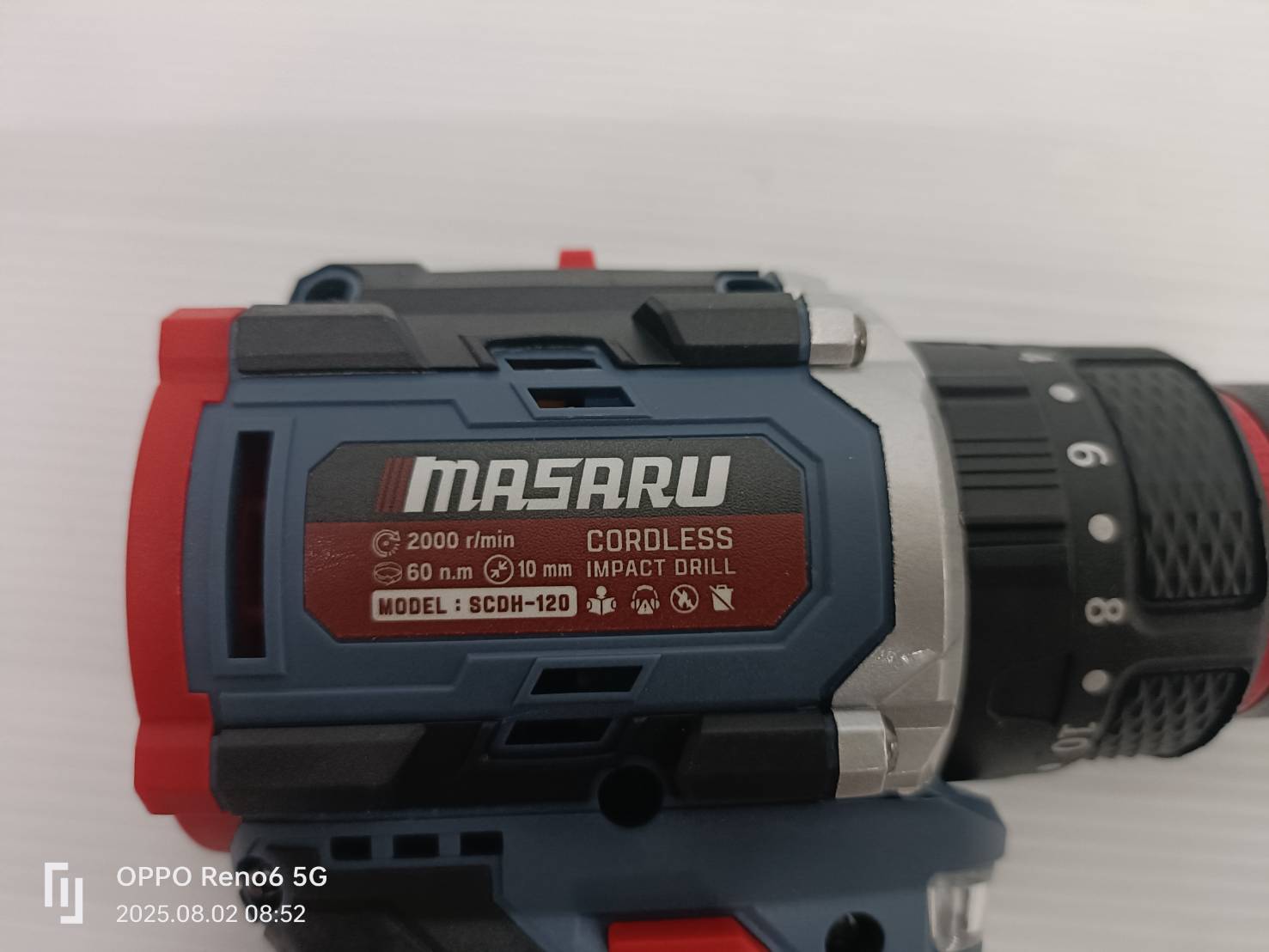 MASARU สว่านกระแทกไร้สาย 18V รุ่น SCDH-120-B2