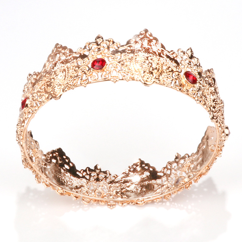 (พร้อมส่ง) มงกุฏผู้ชาย 084 พลอยแดง เจ้าชาย พระราชา การประกวด สินค้าพร้อมส่ง ไม่ต้องรอนาน งานพรีเมี่ยม ส่งด่วนจาก จ.อุบลราชธานี