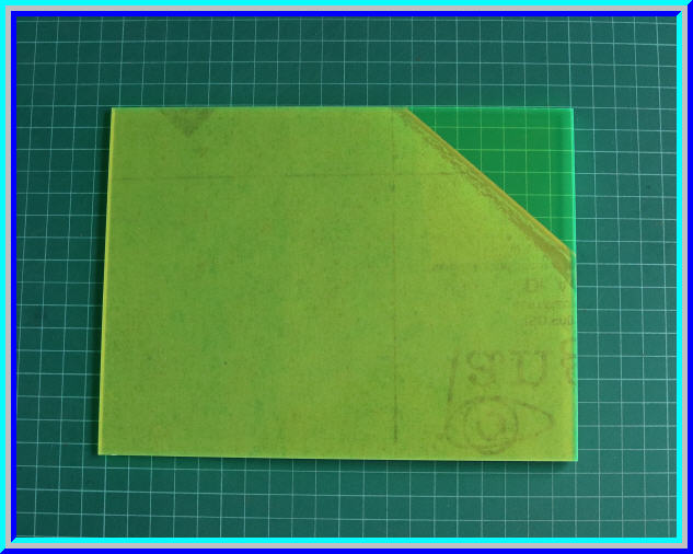 1x แผ่นอะคริลิคสีเขียวใส 6x8 นิ้ว หนา 3 มม (Acrylic Sheet)