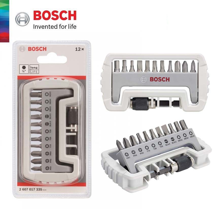 ชุดดอกไขควง11ตัวชุด BOSCH #2607017335