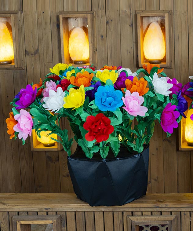 ROSE Flower Pot from Silks