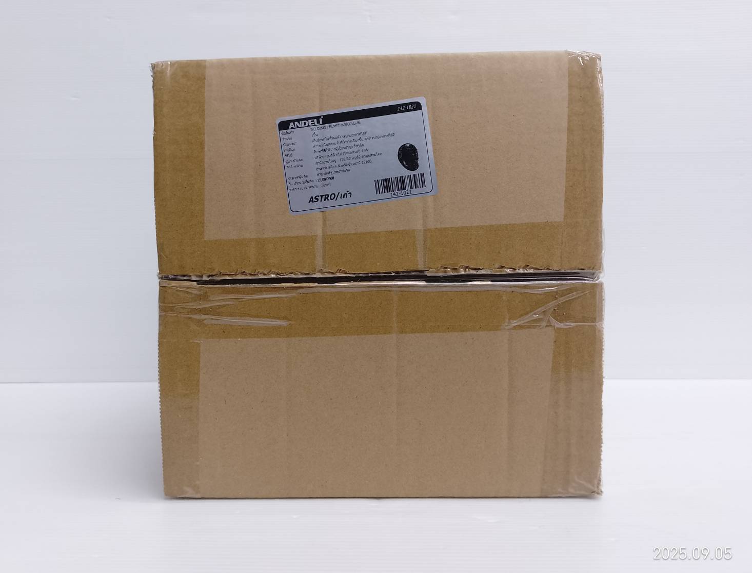 ANDELI หน้ากากปรับแสงอัตโนมัติหน้าจอขนาดใหญ่ มีไฟ LED และมุมมองด้านข้าง MA900VL-AE