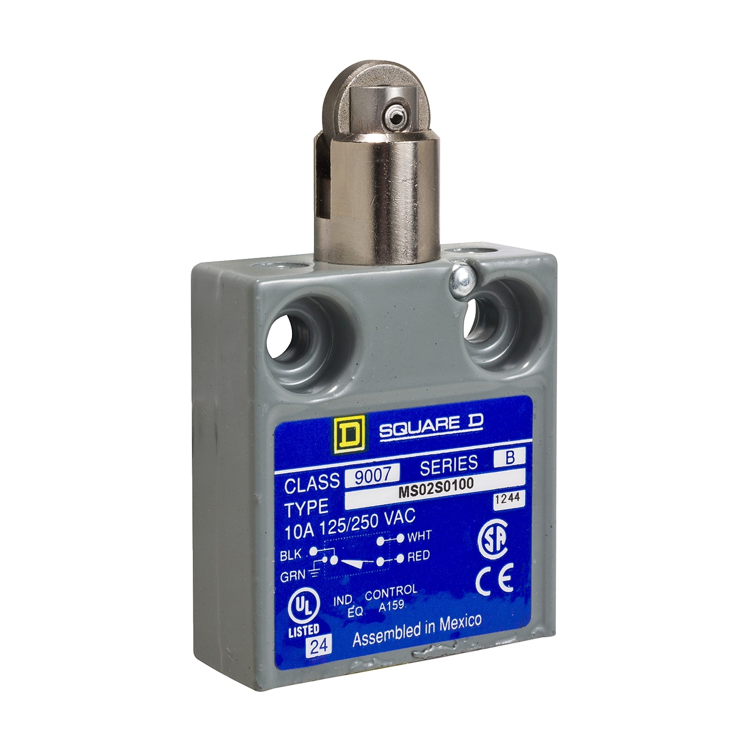 9007MS02G0100 : LIMIT SWITCH 240VAC 10AMP MS +OPTIONS