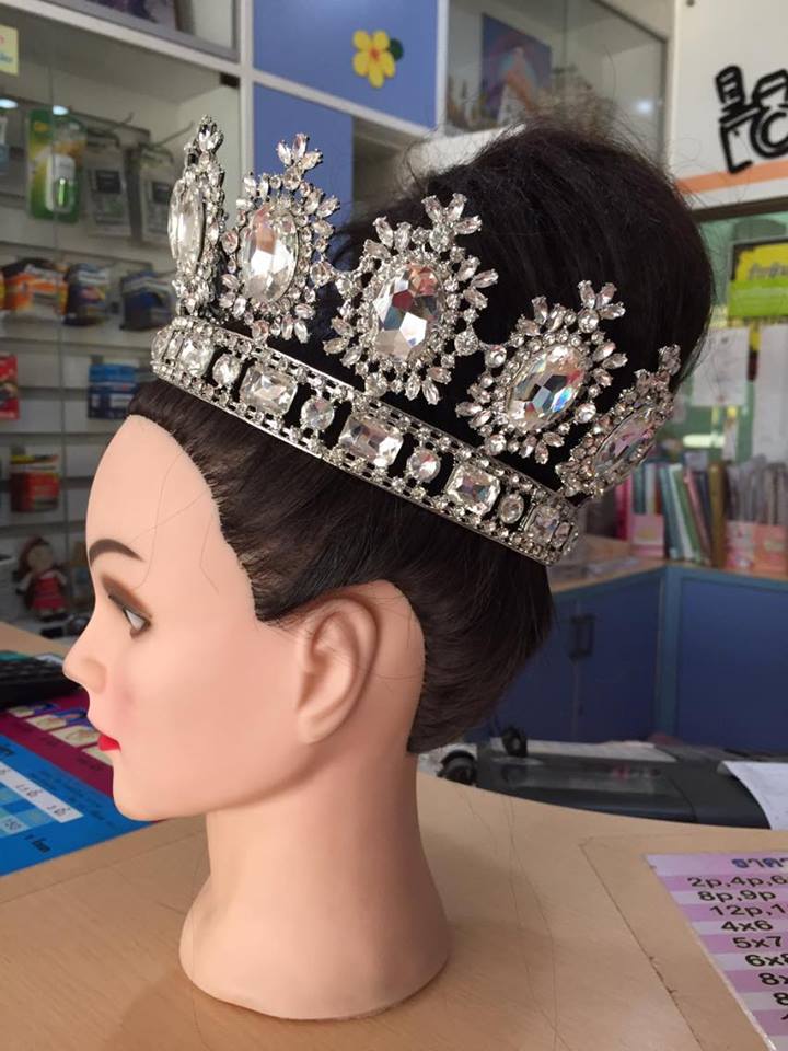 (พร้อมส่ง) มงกุฎ 027 สีเงิน