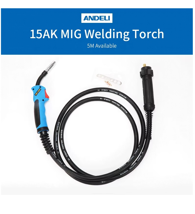 ANDELI 15AK ปืนเชื่อมพร้อมสาย 5 ม. MIG (EURO)