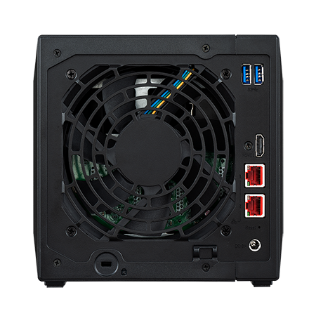 Asustor AS5304T 4 Bay NAS, Intel Gemini Lake Quad-Core, 4GB DDR4 SODIMM , 2.5 GbE x 2, USB 3.2 Gen 1 x 3