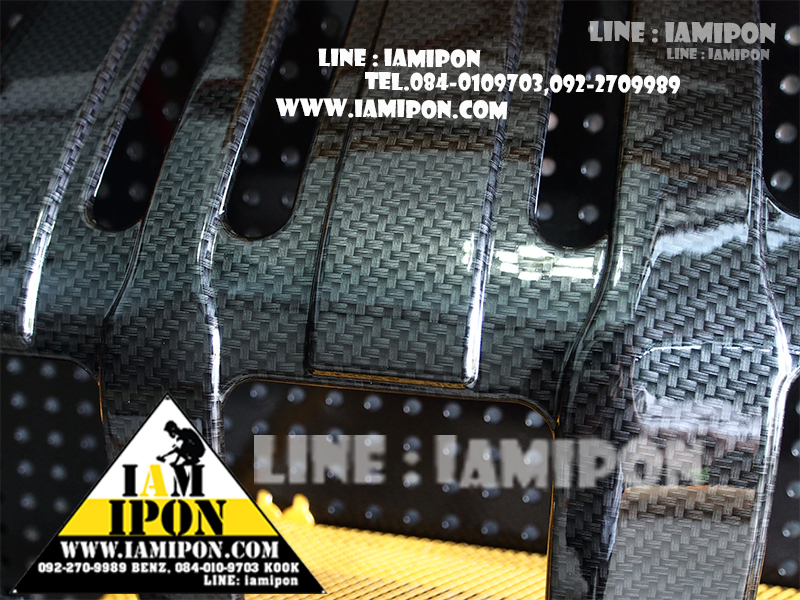 TRAIL LAMP COVER FORD RANGER T6-MC CARBON 2012-2015 ครอบไฟท้ายคาร์บอนฟอร์ดเรนเจอร์ T6-MC 2012-2015