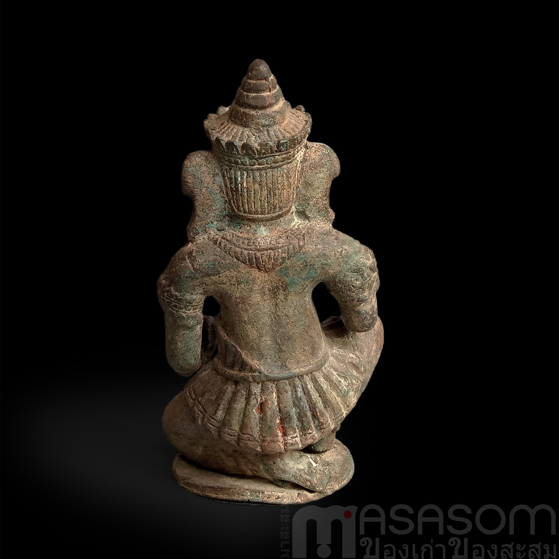 พิฆเนศทองเหลืองสนิมเขียว