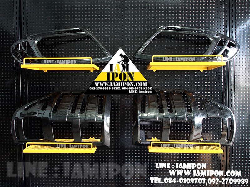 HEAD LAMP COVER FORD RANGER T6 CARBON ครอบไฟหน้าคาร์บอนฟอร์ดเรนเจอร์ T6