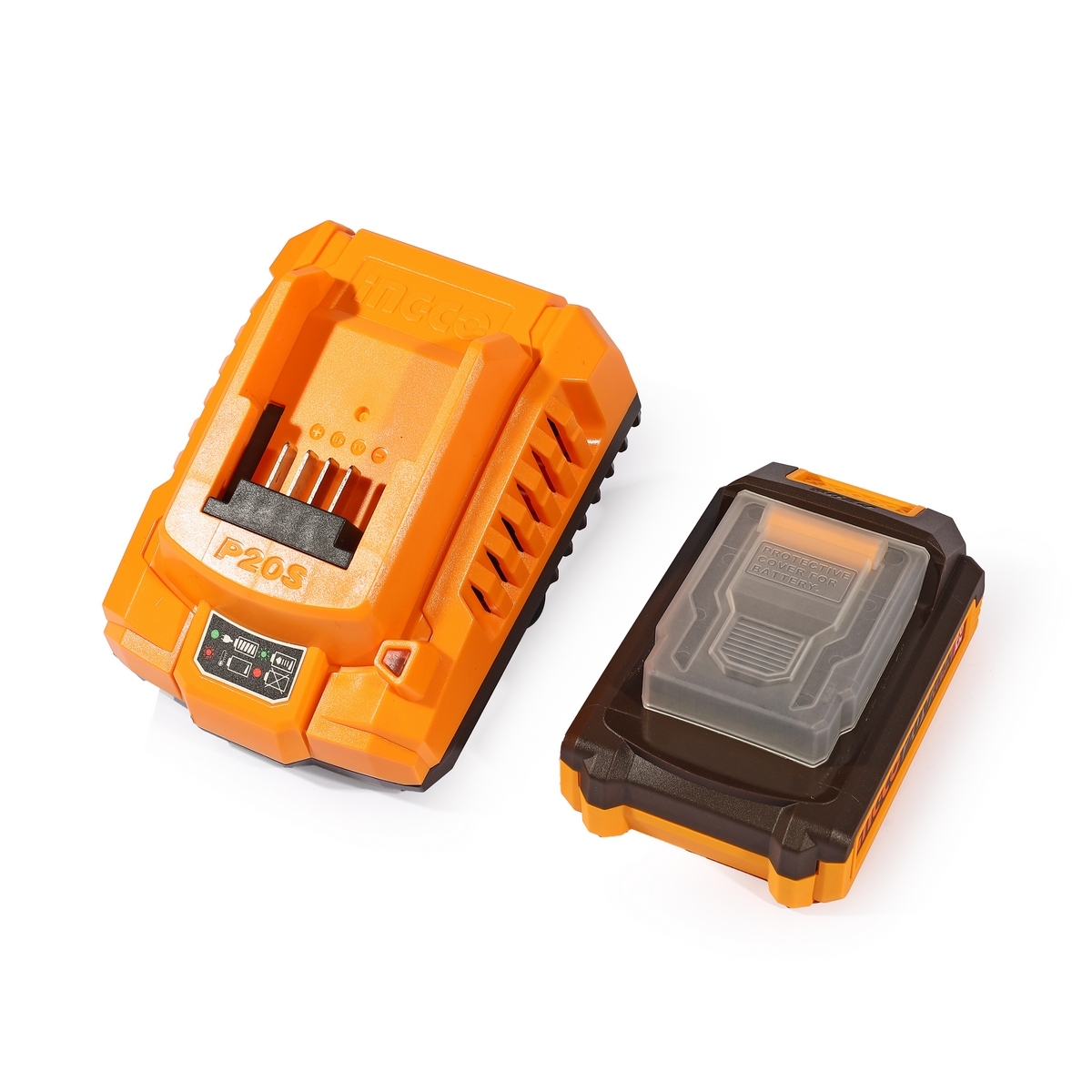 INGCO เครื่องดูดสั่นกระเบื้องไร้สาย 20 โวลต์ รุ่น CTVLI20018 แรงดูดกระเบื้องสูง 60 กก. รวมแบตเตอรี่และแท่นชาร์จ