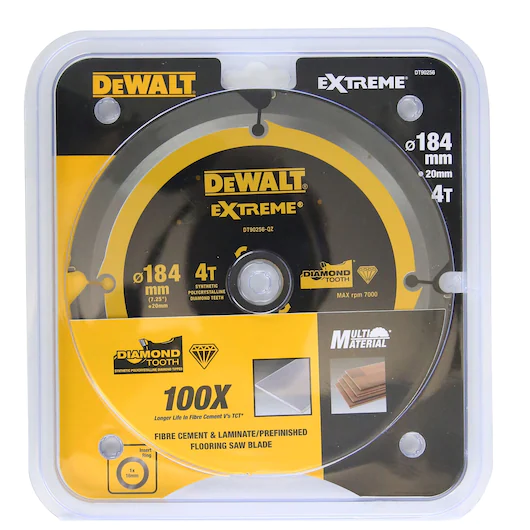 ใบเลื่อยตัดไฟเบอร์ซีเมนต์7" DT90256 DEWALT