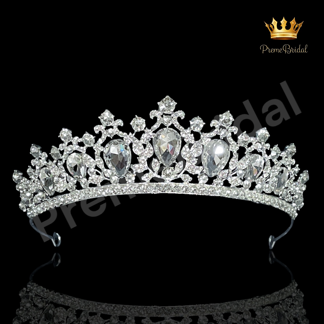 (พร้อมส่ง) เทียร่า 421 มงกุฎเพชร งานเจ้าสาว ครึ่งหัว งานสวย ปราณีต QCเพชรทุกเม็ด สินค้าพร้อมส่งจากไทย