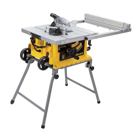 Stanley โต๊ะเลื่อยวงเดือน 10นิ้ว รุ่น SST1800 รุ่นใหม่ มีล้อ ขาพับเก็บได้