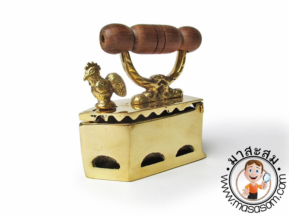 เตารีดทองเหลืองหัวไก่ขนาดเล็ก