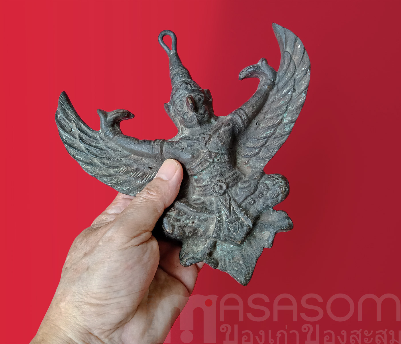 ครุฑทองเหลืองแขวนผนัง