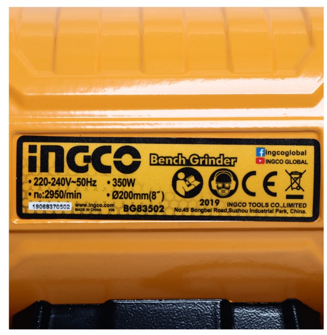 มอเตอร์หินไฟ8" BG83502 INGCO