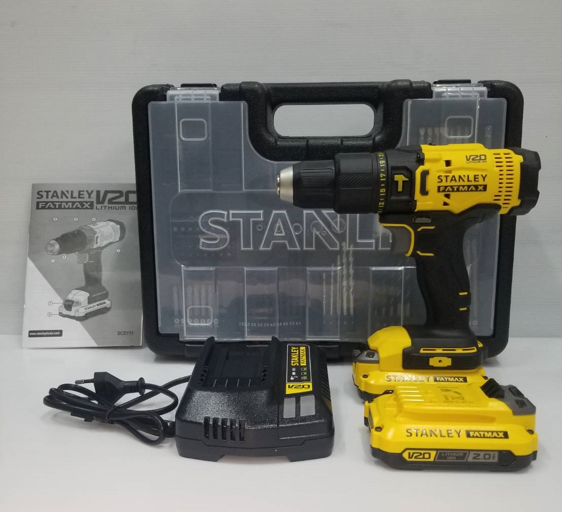 สว่านกระแทกไร้สาย SCD711D2KA-B1 STANLEY