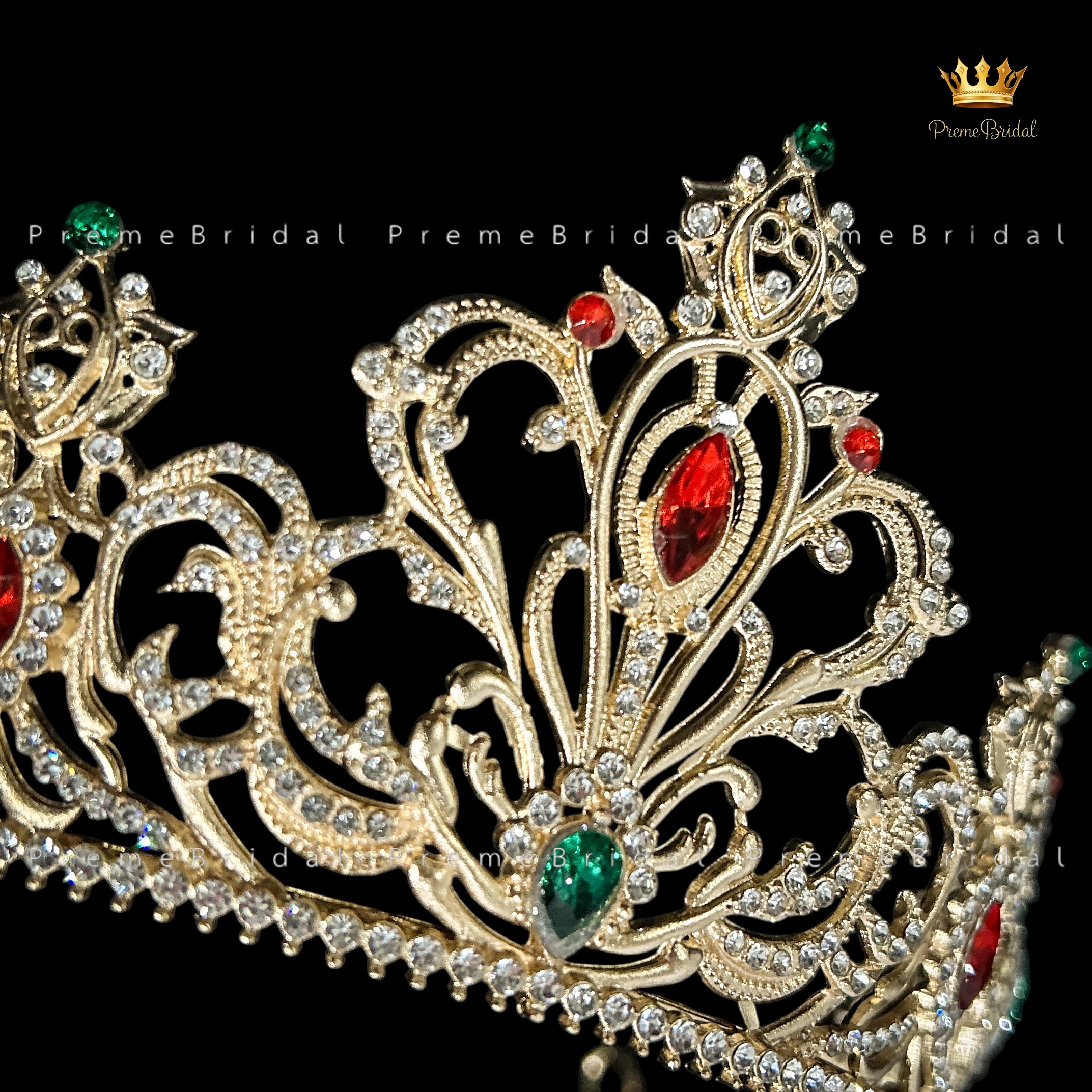 (พร้อมส่ง) มงกุฎคริสต์มาส 005 งานสวย ปราณีต QCเพชรทุกเม็ด สินค้าพร้อมส่งจากไทย