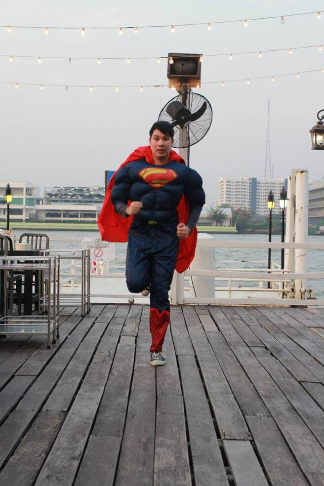 ชุดซุปเปอร์แมน แบบมีกล้าม