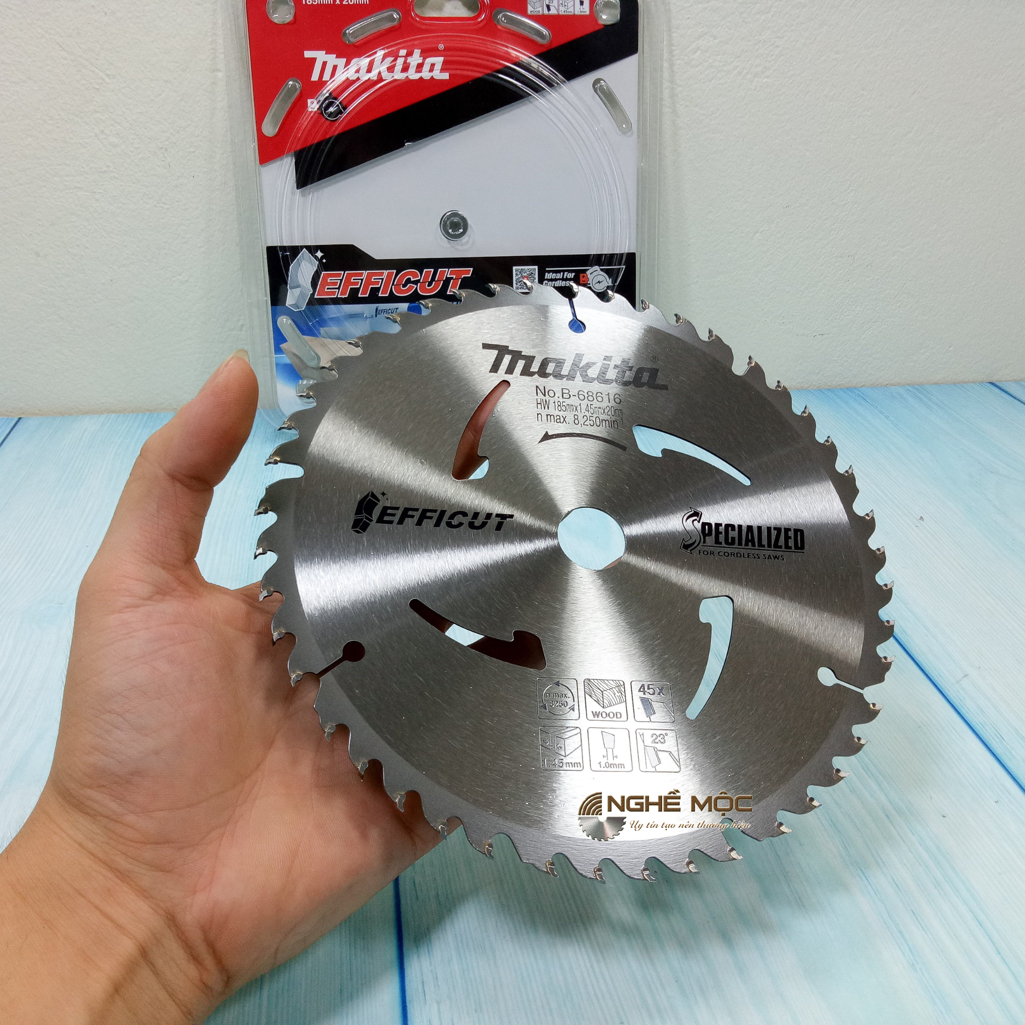 ใบเลื่อยวงเดือน Efficut 7"x45T MAKITA B-68616