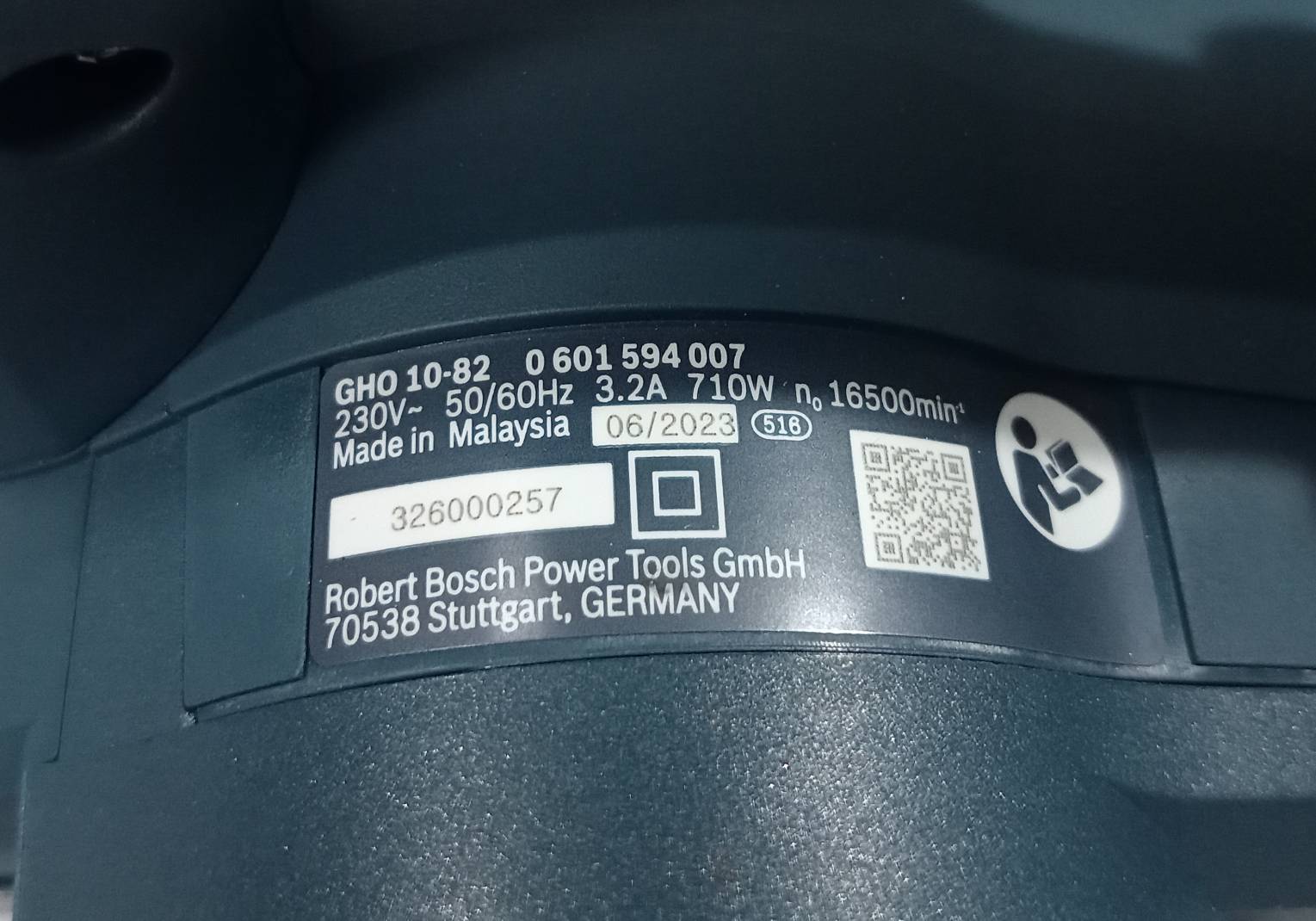 กบ3" GHO10-82 BOSCH 0601594007