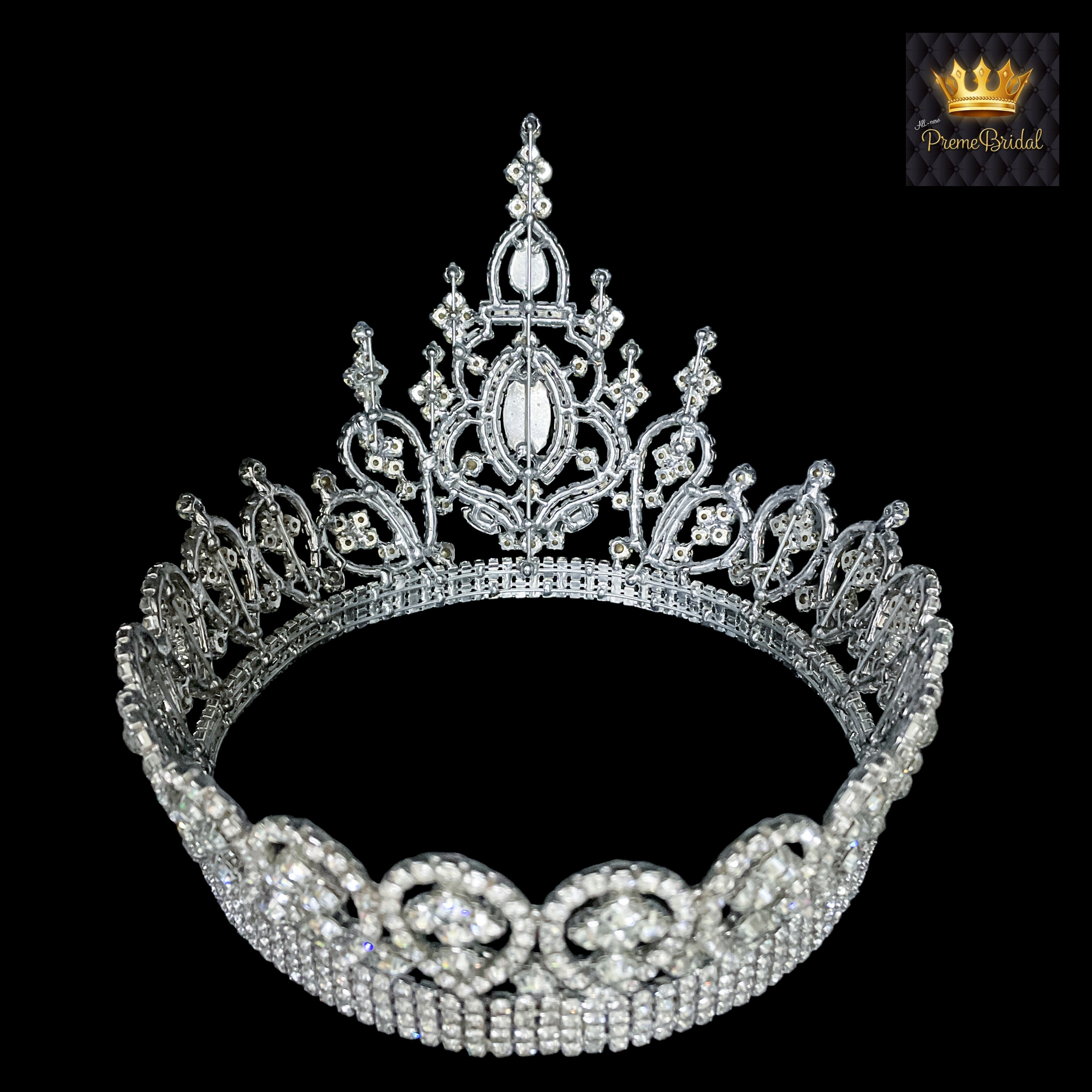 (พร้อมส่งจากไทย) มงกุฏ 107 สีฟ้า มงกุฎนางงาม มงกุฎเพชร มงกุฎประกวด สินค้าพร้อมส่ง ไม่ต้องรอนาน งานพรีเมี่ยม