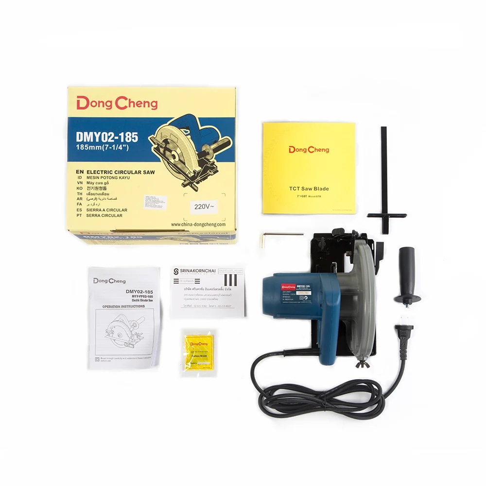 Dongcheng(DCดีจริง) DMY02-185 เลื่อยวงเดือนไฟฟ้า 7 นิ้ว 1100w.