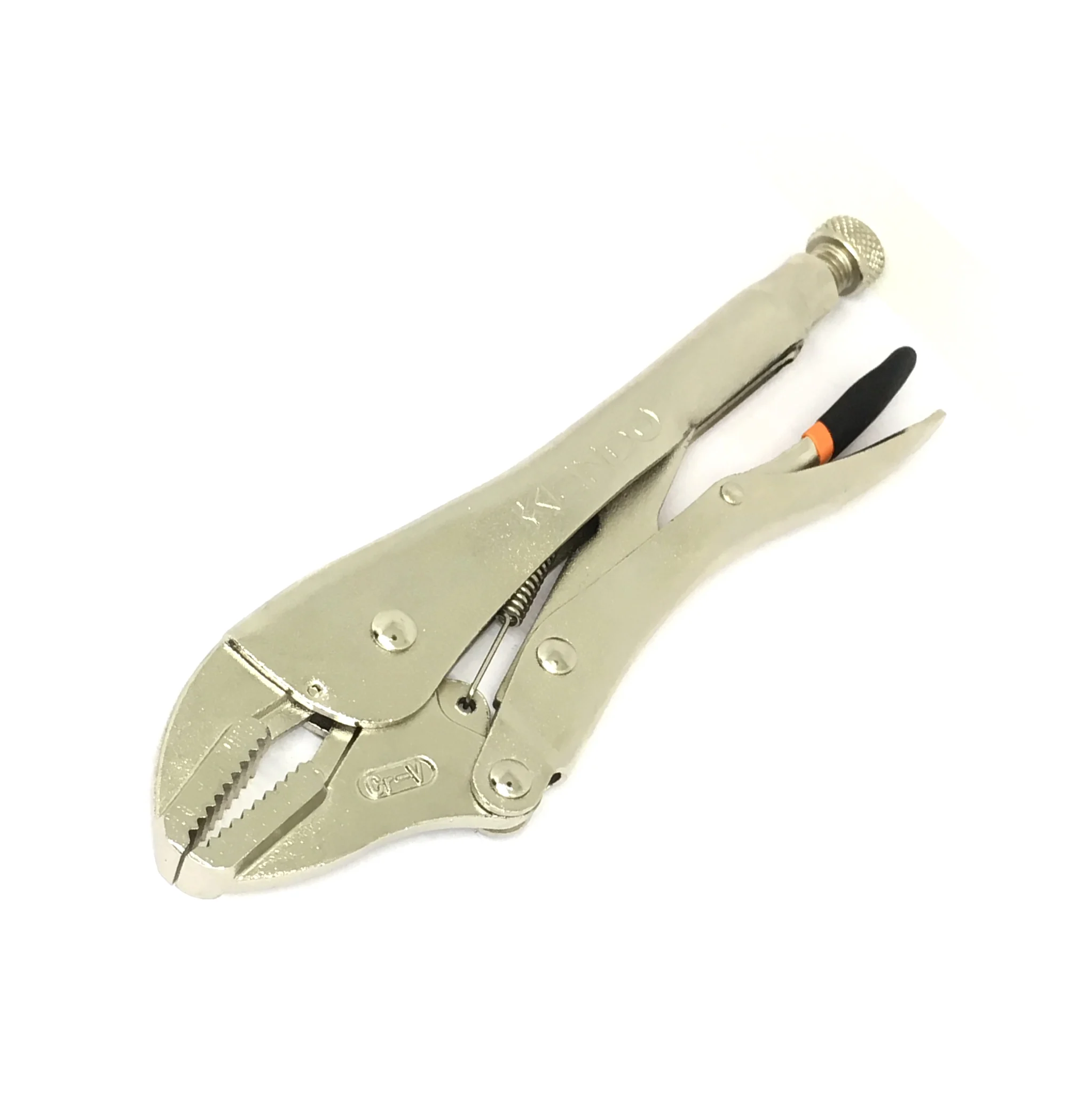 KENDO KD-11610 คีมล็อคปากตรง 250mm. 10" เกรด Cr-V แท้