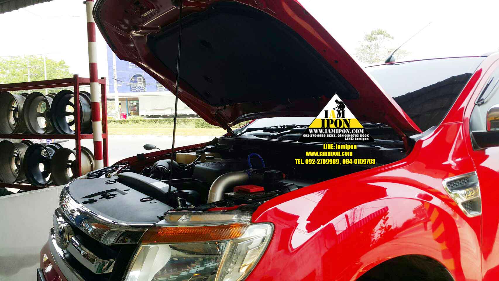 INSULATION BONNET FORD RANGER T6 2012-2014 แผ่นกันความร้อนฟอร์ดเรนเจอร์ T6 2012-2014