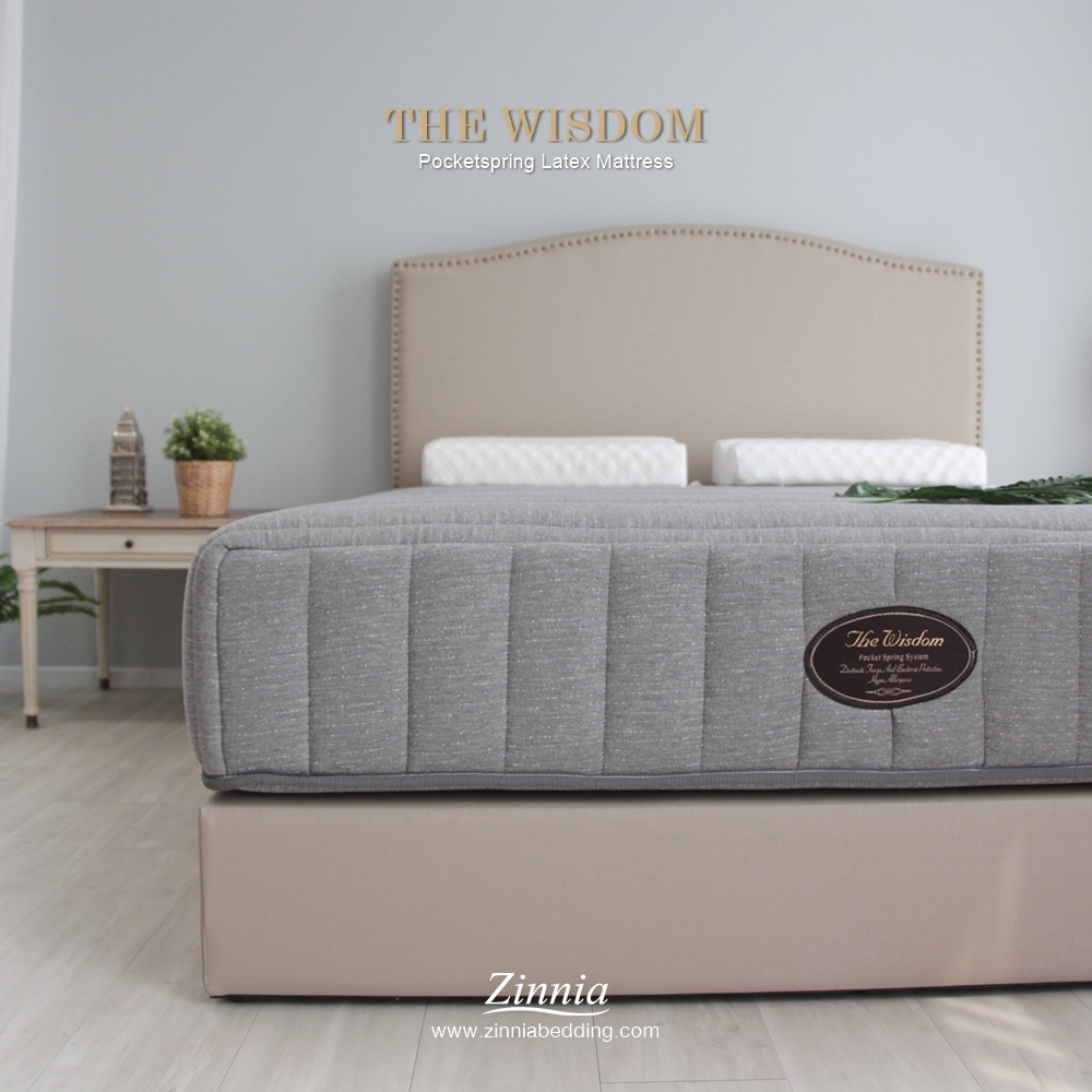 ที่นอนพ๊อกเก็ตยางพารา รุ่นTHE WISDOM แถมฟรีหมอนหนุนยางพาราแท้