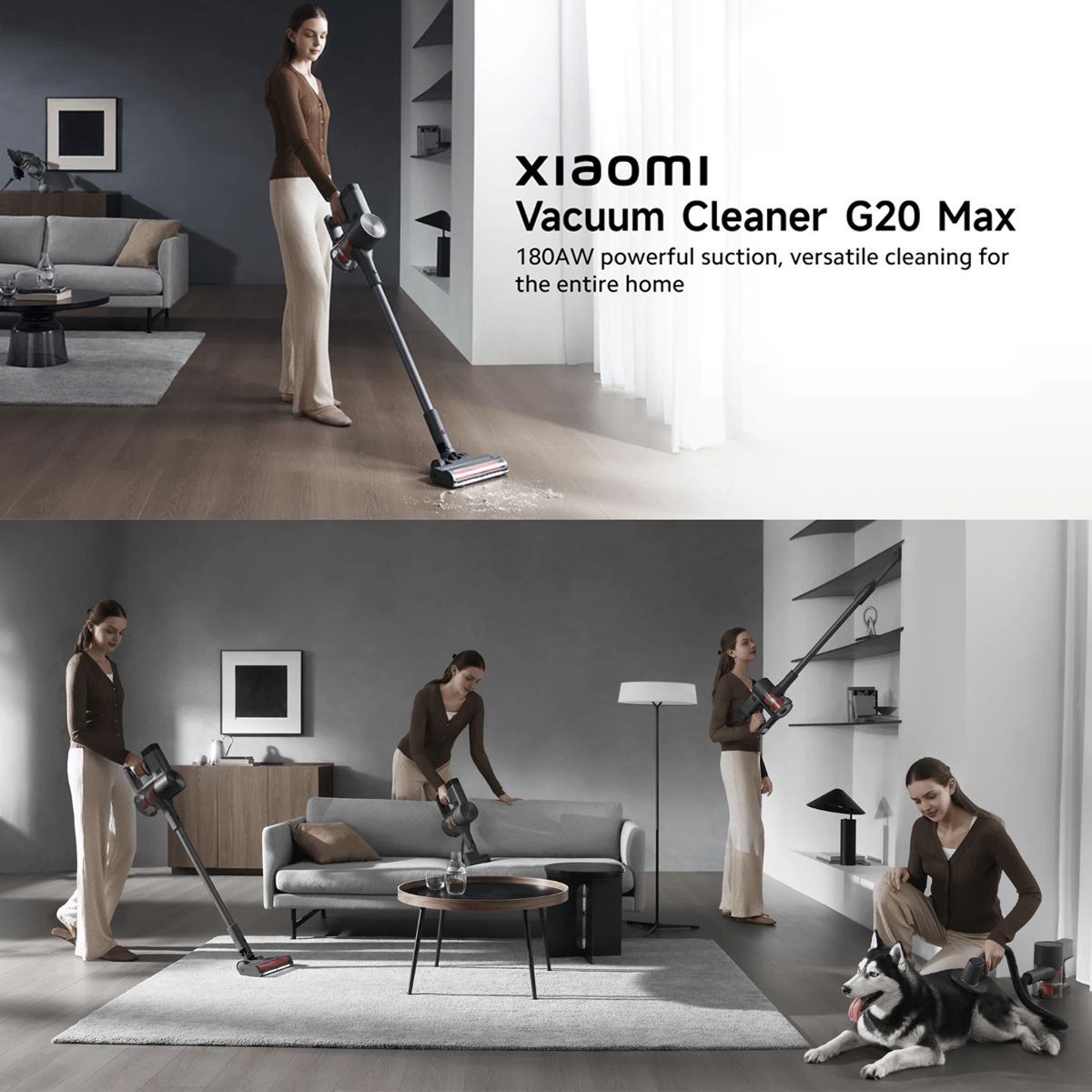 Xiaomi Vacuum Cleaner G20 Max เครื่องดูดฝุ่นแบบไร้สาย พร้อมจอแสดงสถานะ (รับประกันศูนย์ไทย 1 ปี)