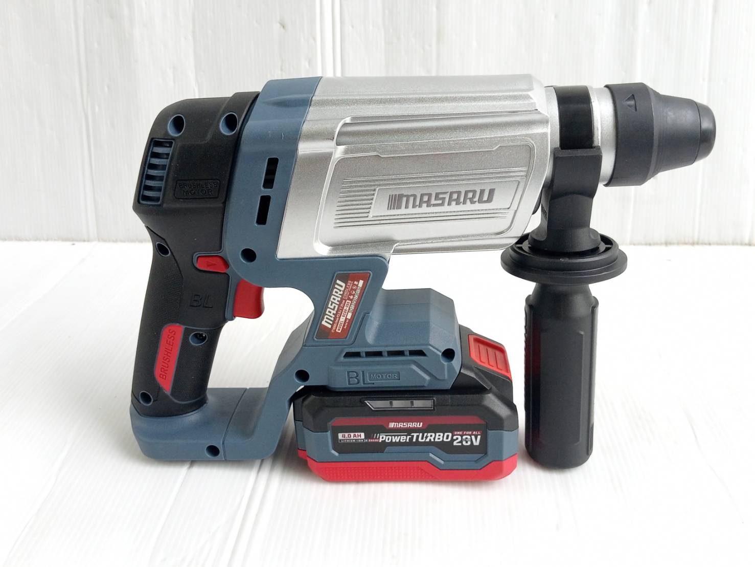 MASARU สว่านโรตารี่ไร้สาย รุ่น SCDR-205-B1 มอเตอร์ Brushless เจาะปูน สกัดคอนกรีต แถมดอกเจาะ ดอกสกัด