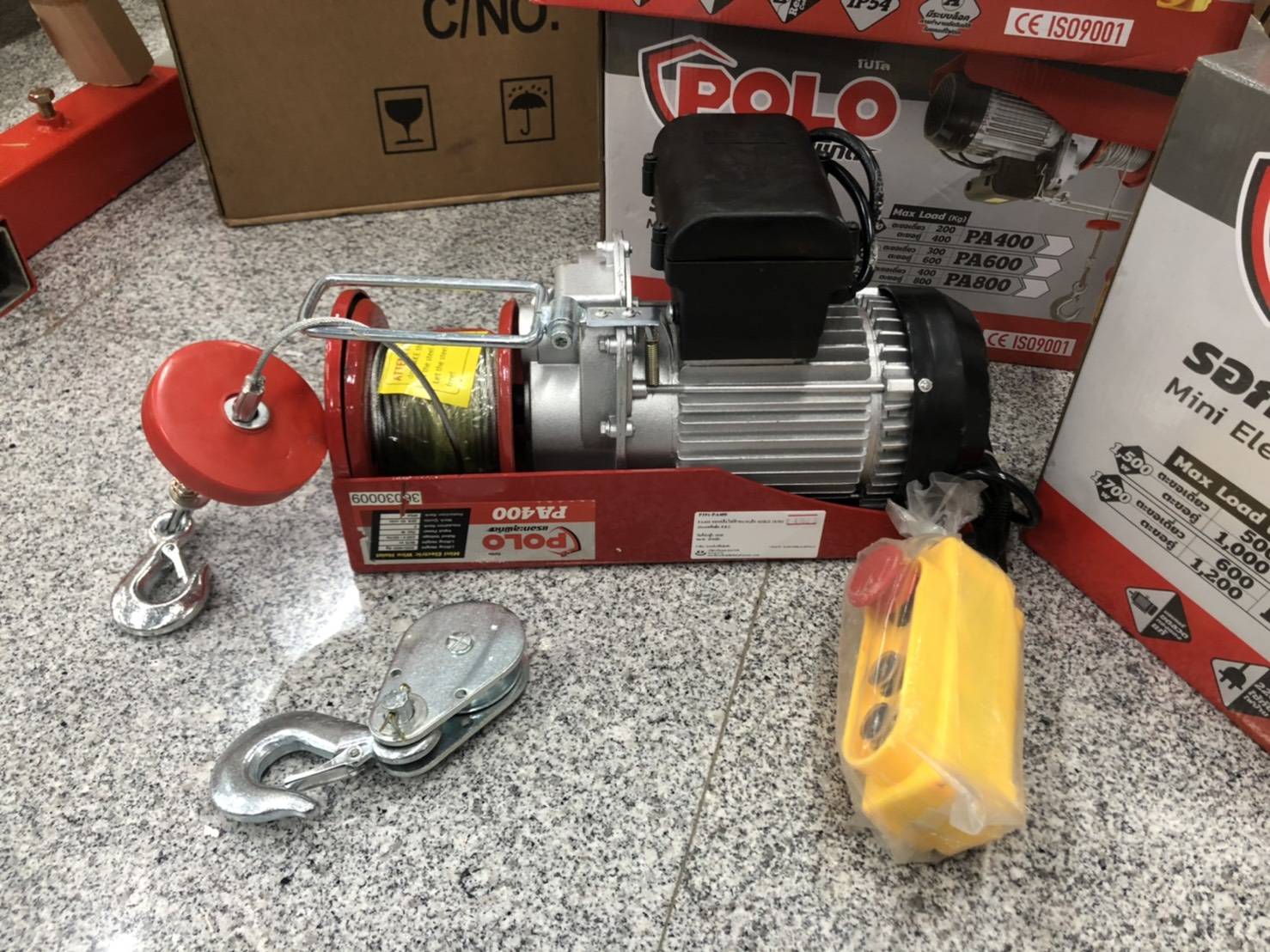 รอกสลิงไฟฟ้าขนาดเล็ก POLO รุ่น PA400