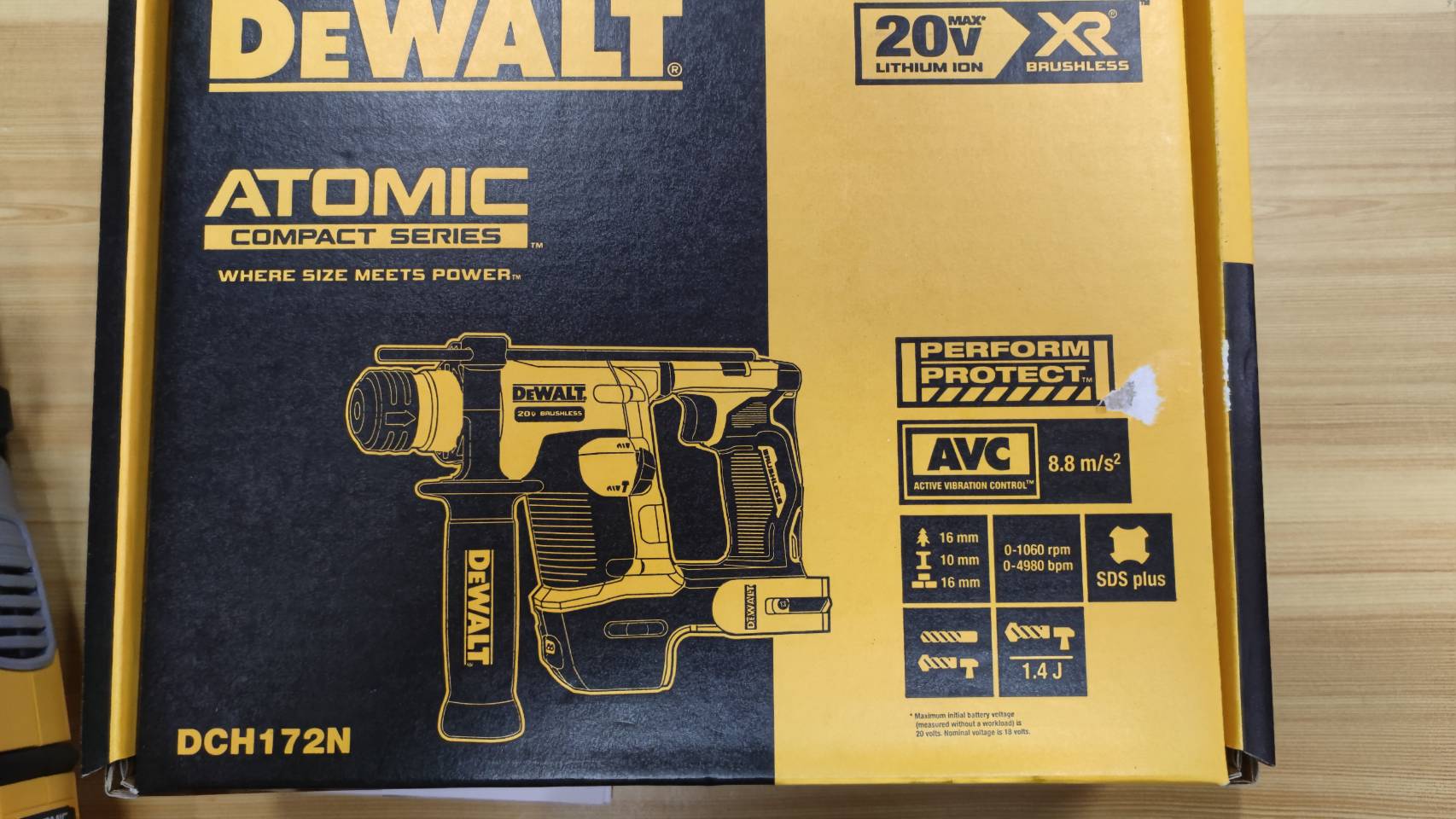 สว่านโรตารี่2ระบบ20V DCH172N DEWALT