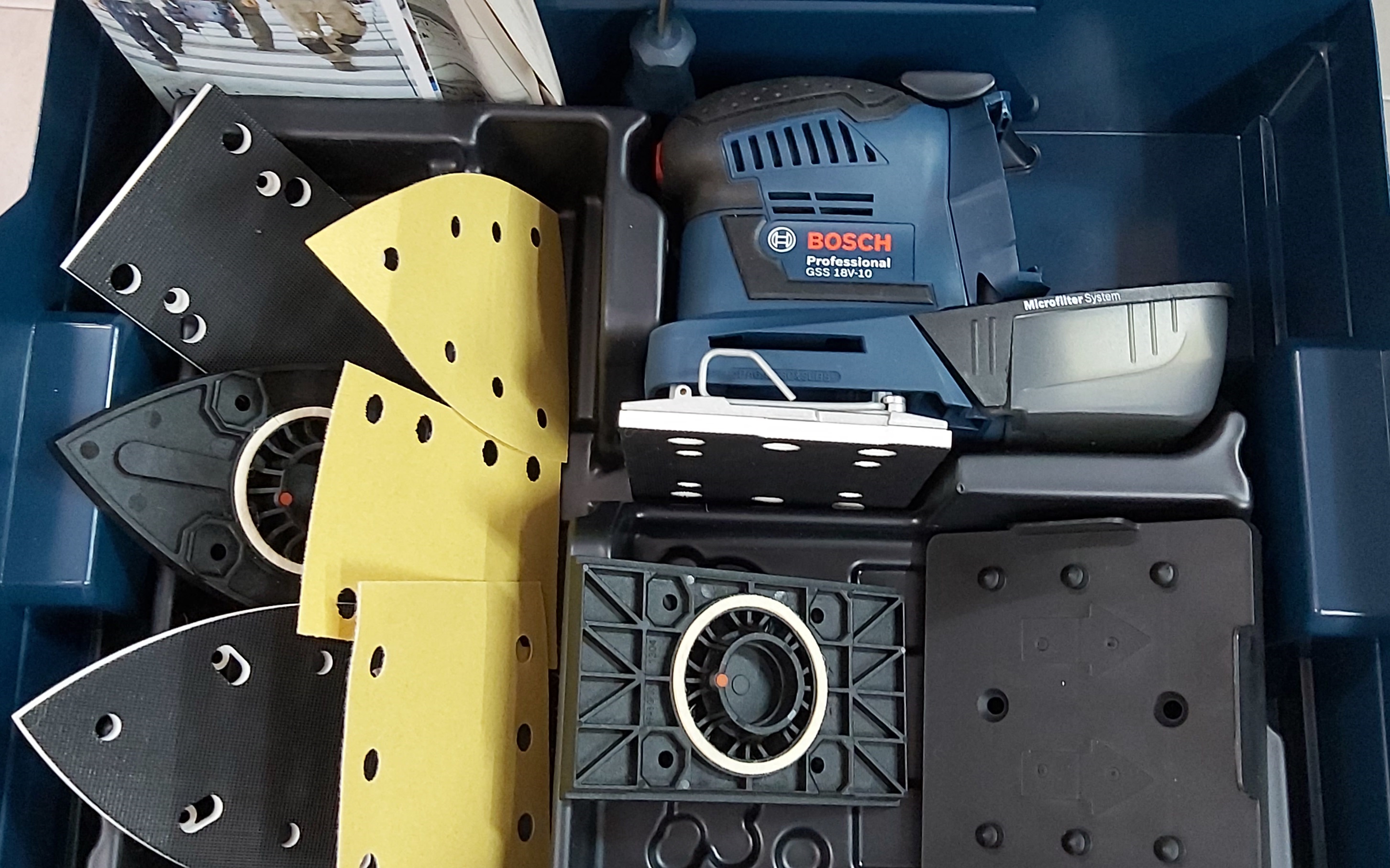 ขัดกระดาษทรายมัลติไร้สาย GSS18V-10 BOSCH SOLO