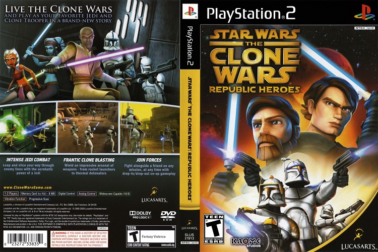STAR WARS THE CLONE WARS REPUBLIC HEROES [US : DVD5 1 Disc]