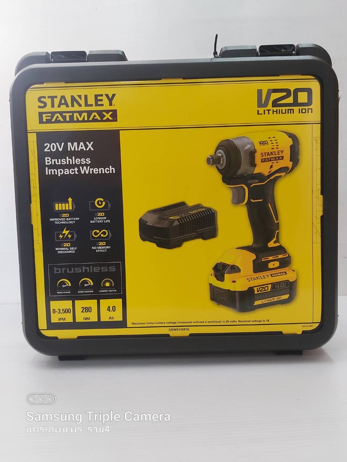 บล็อกกระแทกไร้สาย20V SBW910M1K STANLEY