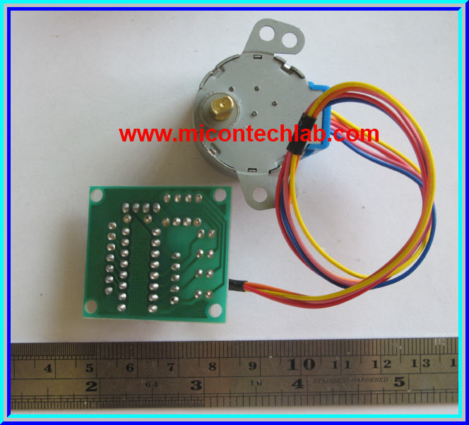 1x สเตปมอเตอร์ 12 V แผงขับมอเตอร์ ULN2003