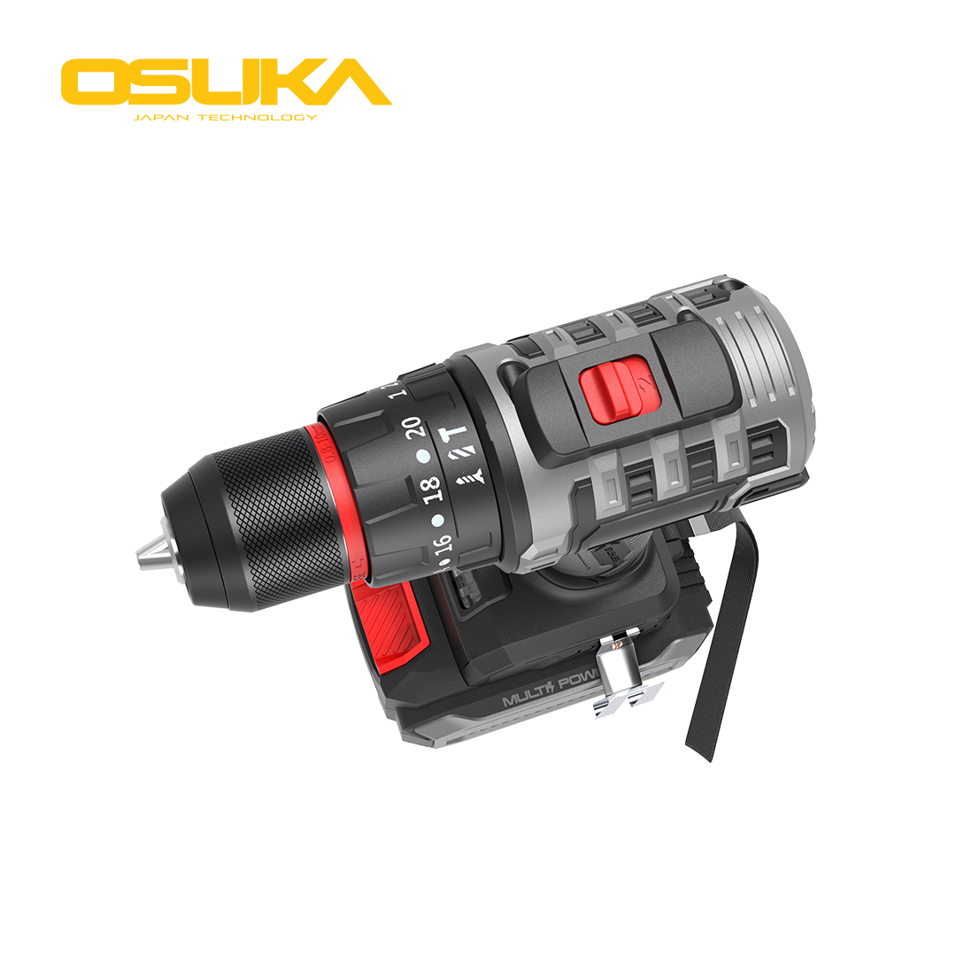 ชุดคู่หู สว่าน+เครื่องจียร ไร้สายไร้แปรงถ่าน 20v OCK151-M2 OSUKA