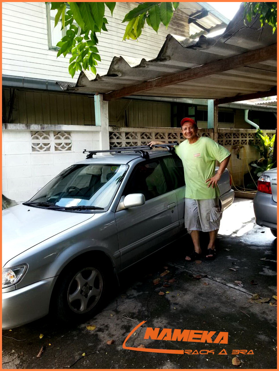 roof rack NC-01 ชุดขาจับแร็คหลังคาพร้อมคานขวาง สำหรับรถยนต์ทุกรุ่น