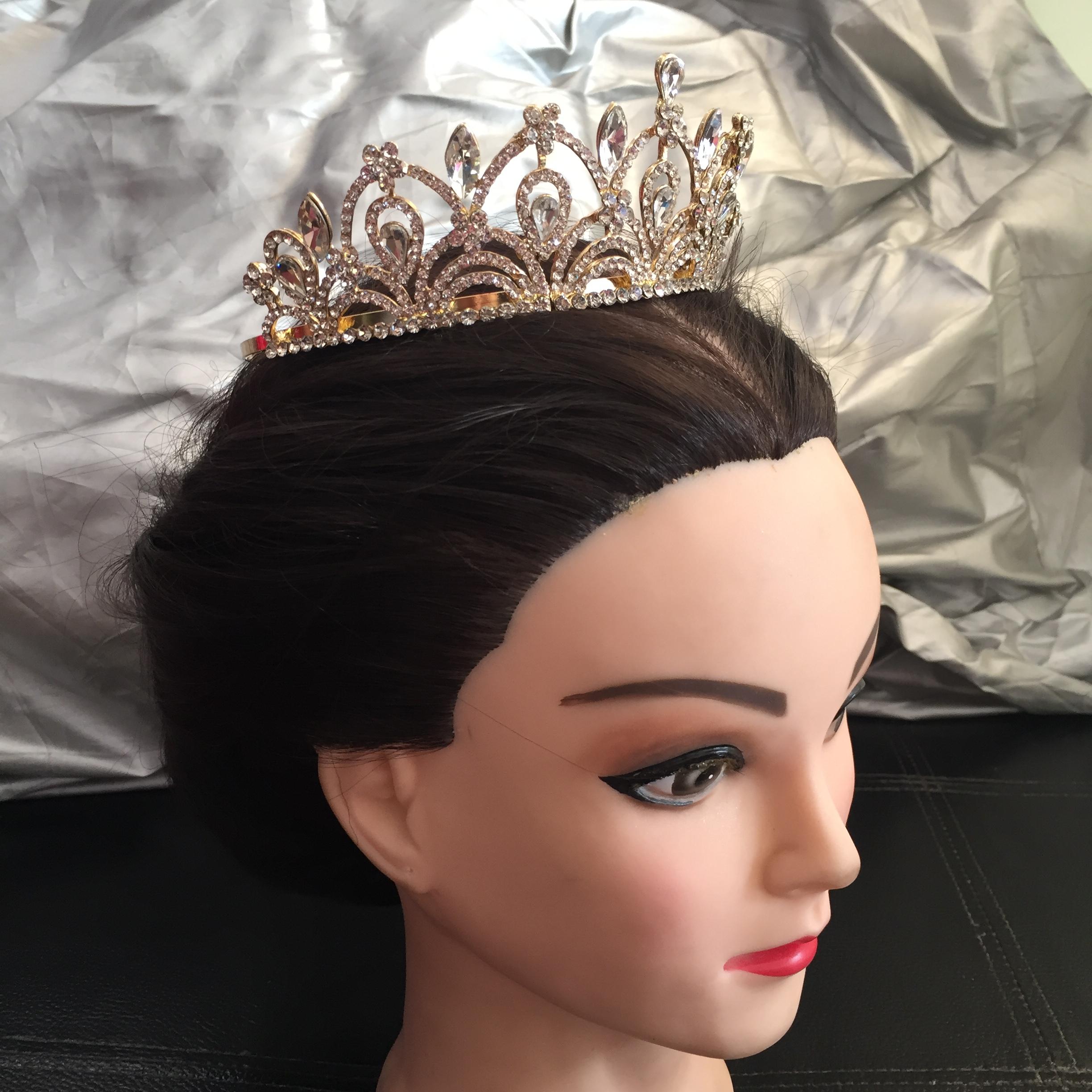 (พร้อมส่ง) เทียร่า 149 สีทอง