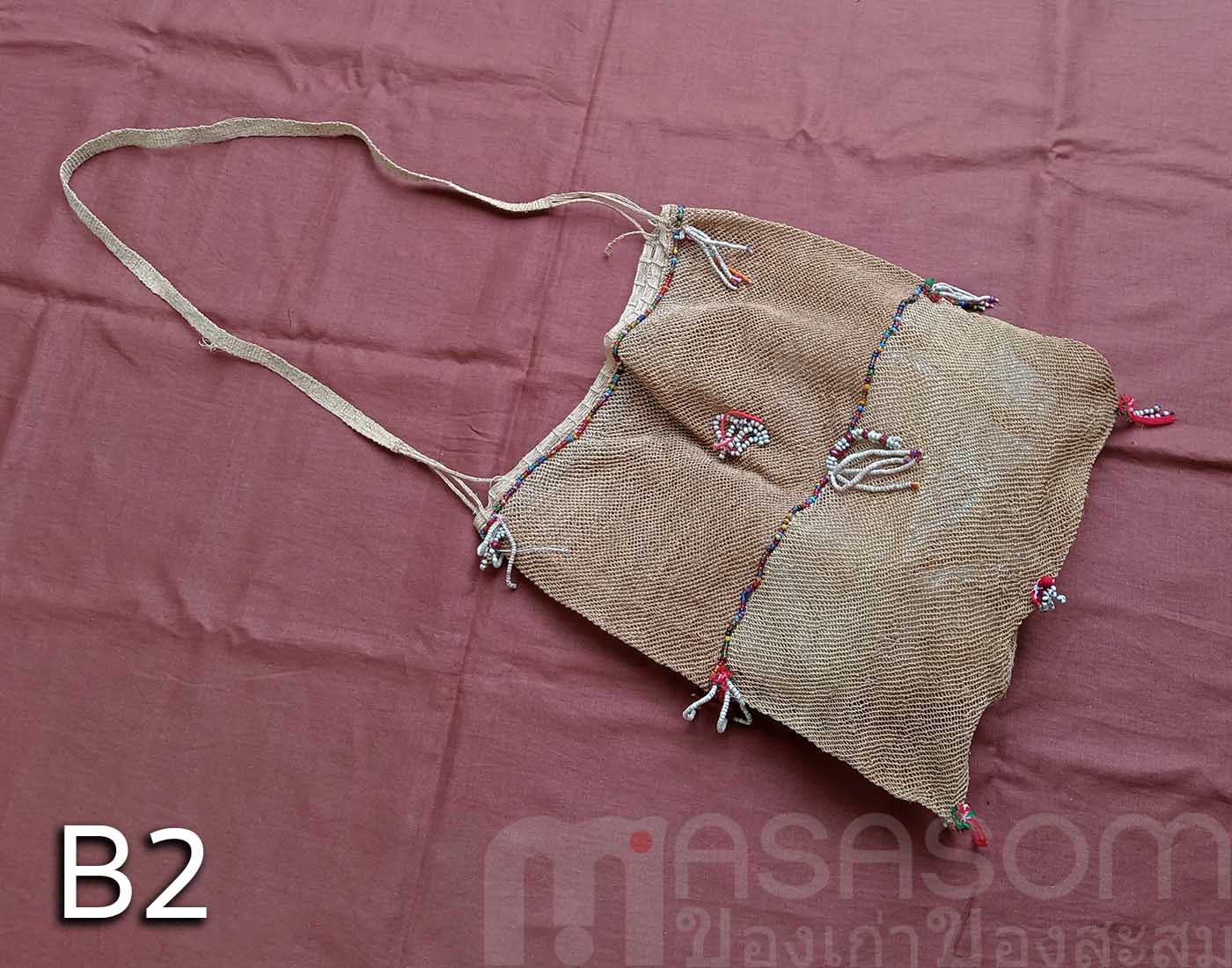 กระเป๋าถักเชือกใยกัญชง