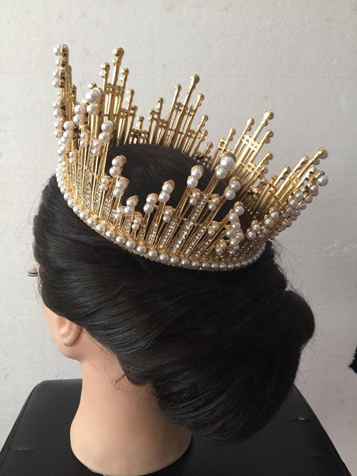 (พร้อมส่ง) มงกุฎ 037 มงกุฎนางงาม มงกุฎประกวด งานสวย งานคุณภาพ