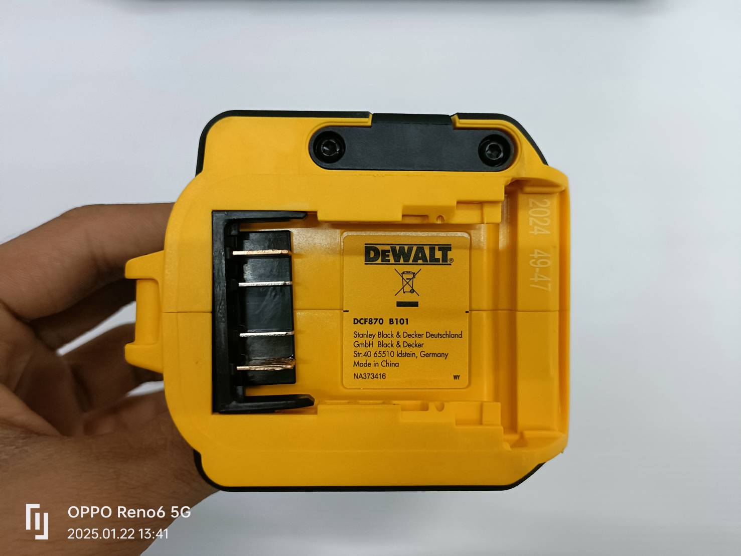 DEWALT ไขควงกระแทกไร้สาย 20V DCF870S1T-B1