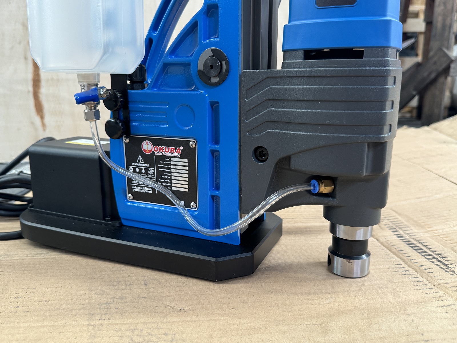 สว่านแท่น ฐานสูญญากาศ OK-50V OKURA